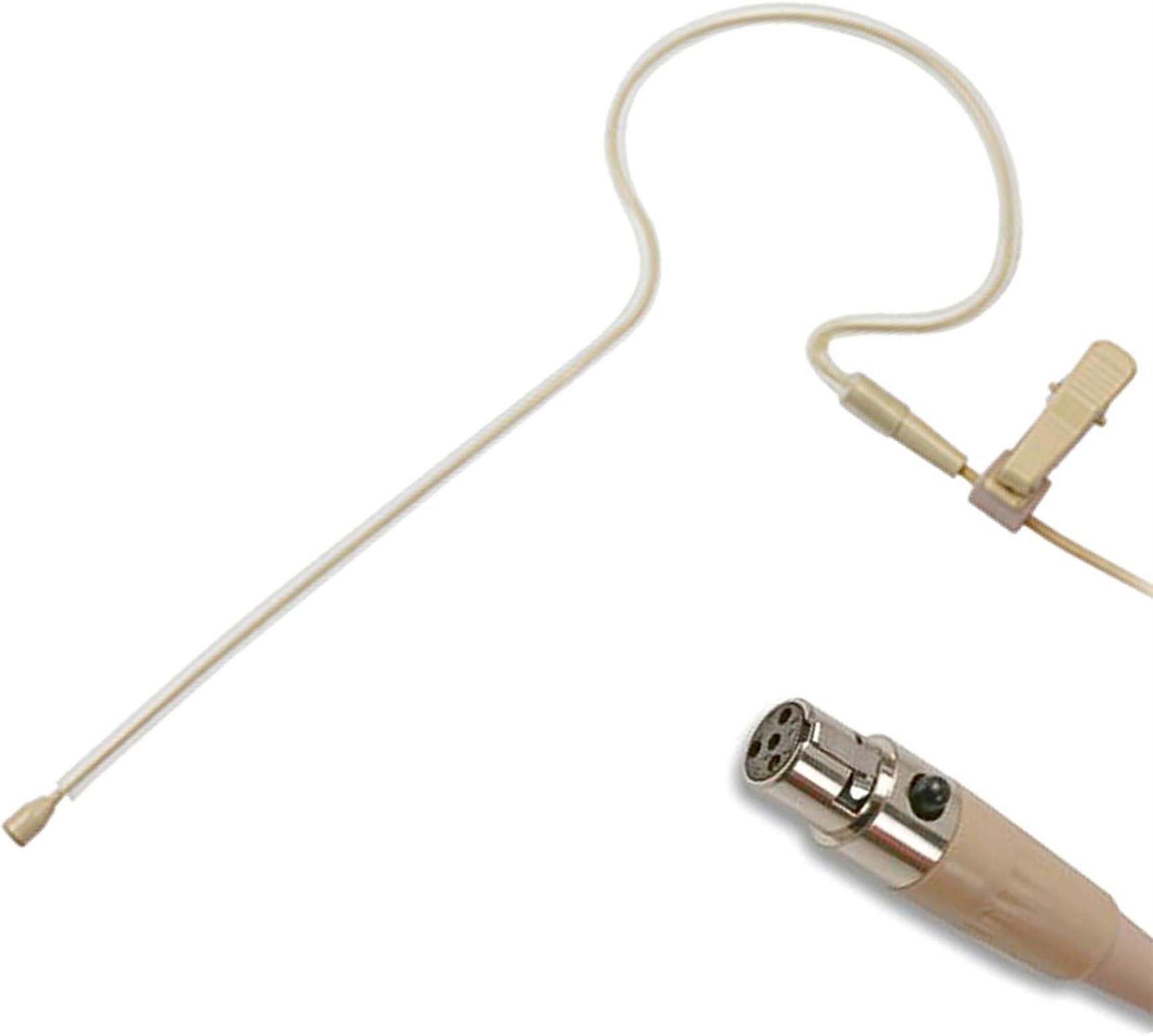 UltraDisk 4063 Pro Ear Hook Microphone TA4F 4 pin mini XLR for Shure + Trantec Wireless Transmitter