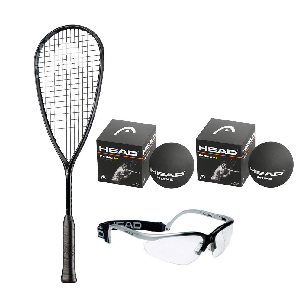 Buy HEAD Squash Racket 360 Speed 120 SB with PRO Elite Squash Goggles