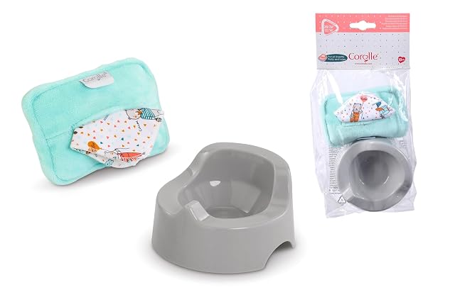 Foto 5 de 6 de Corolle-Mon Premier Poupon- Orinal y Toallita de Tela con Funda, para Muñecos de 30-36 cm (9000110750)