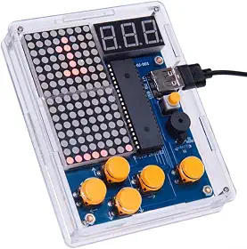 Personalização inovadora Explore o mundo dos jogos construindo seu próprio console de microcontroladores 51 (B)