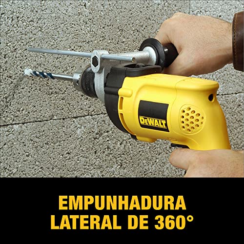 DEWALT Furadeira de Impacto Variável e Reversível de 1/2 Pol. (13mm) 800W 3.000 RPM 110V DW508S
