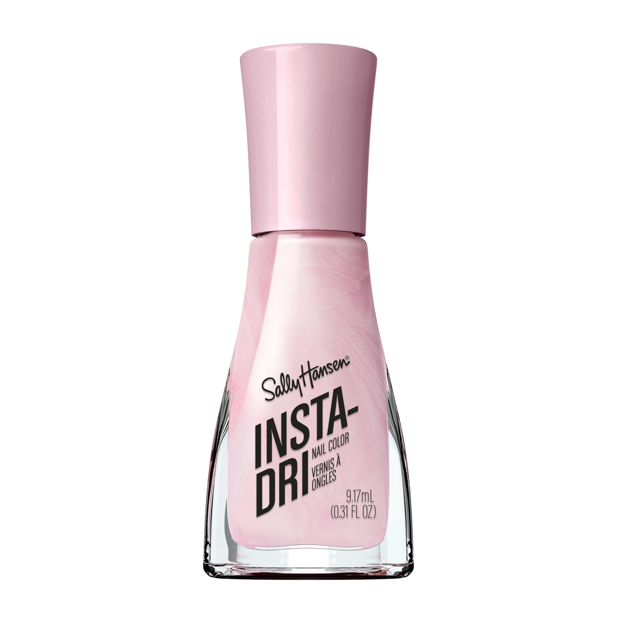 Sally Hansen Insta-Dri, Triple Thread, Quick Dry, Long Lasting, Opaque, Creme Pink Nail Polish