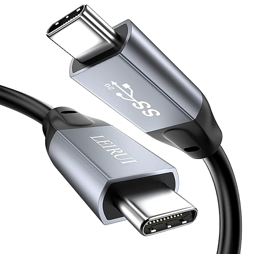 Cable USB C a USB C de 20 Gbps USB C 3.2 Cable de datos de 100 W de carga rápida tipo C a cable tipo C 5k4k 60Hz salida de video para iPhone 1515