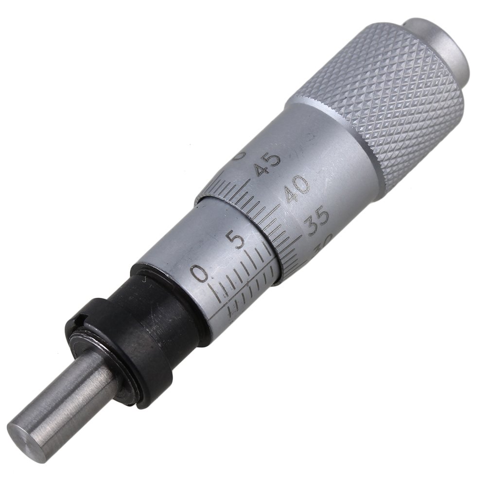 Tête de micromètre 0–13 mm avec bouton de réglage plat pour mesures et déplacements précis