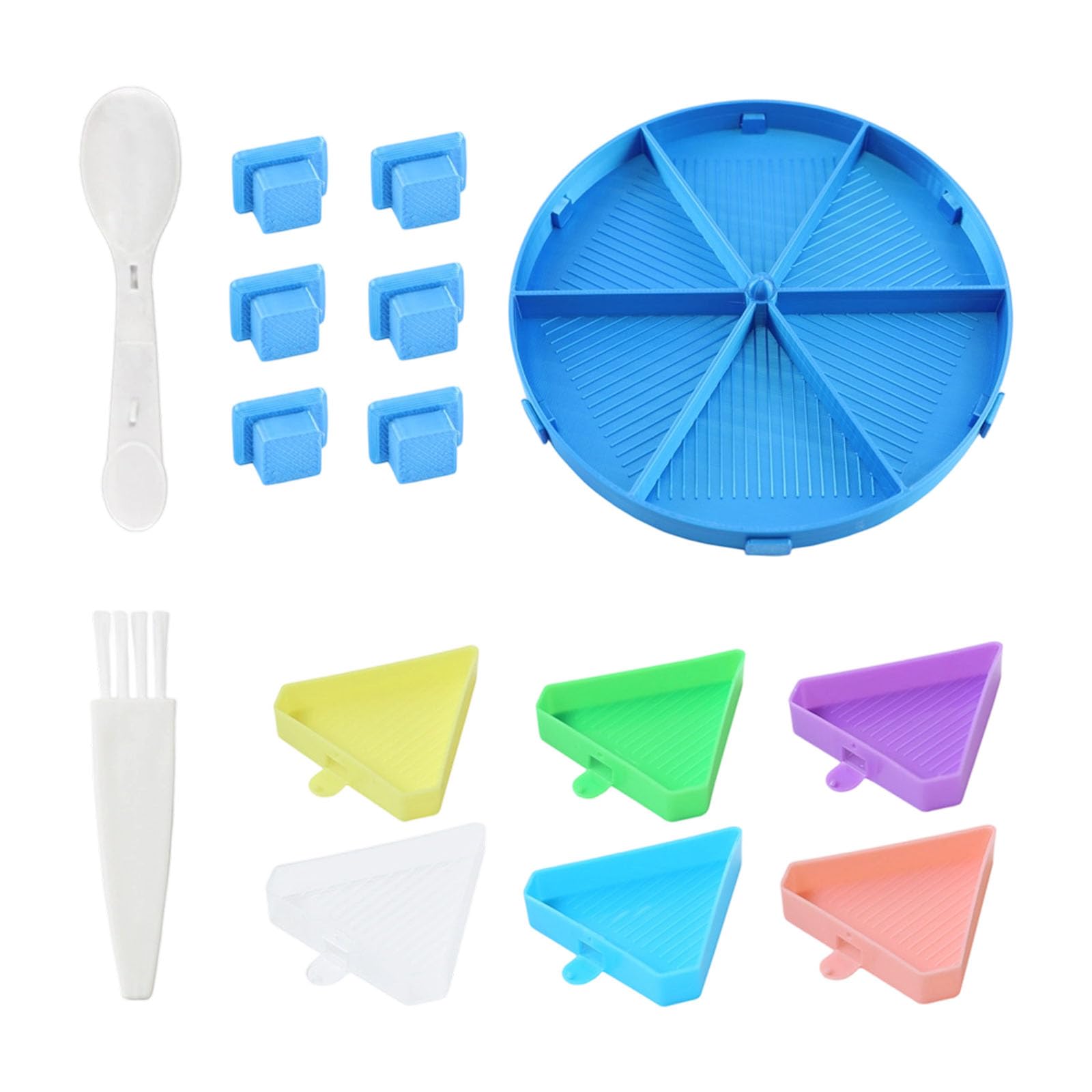 Zxfdsfdbnm Handcraft Sifting Tray Set with Round Polylactic Acid Materials Fast Screening Easy Cleaning Suitable for Jewelry Making Round Sifter