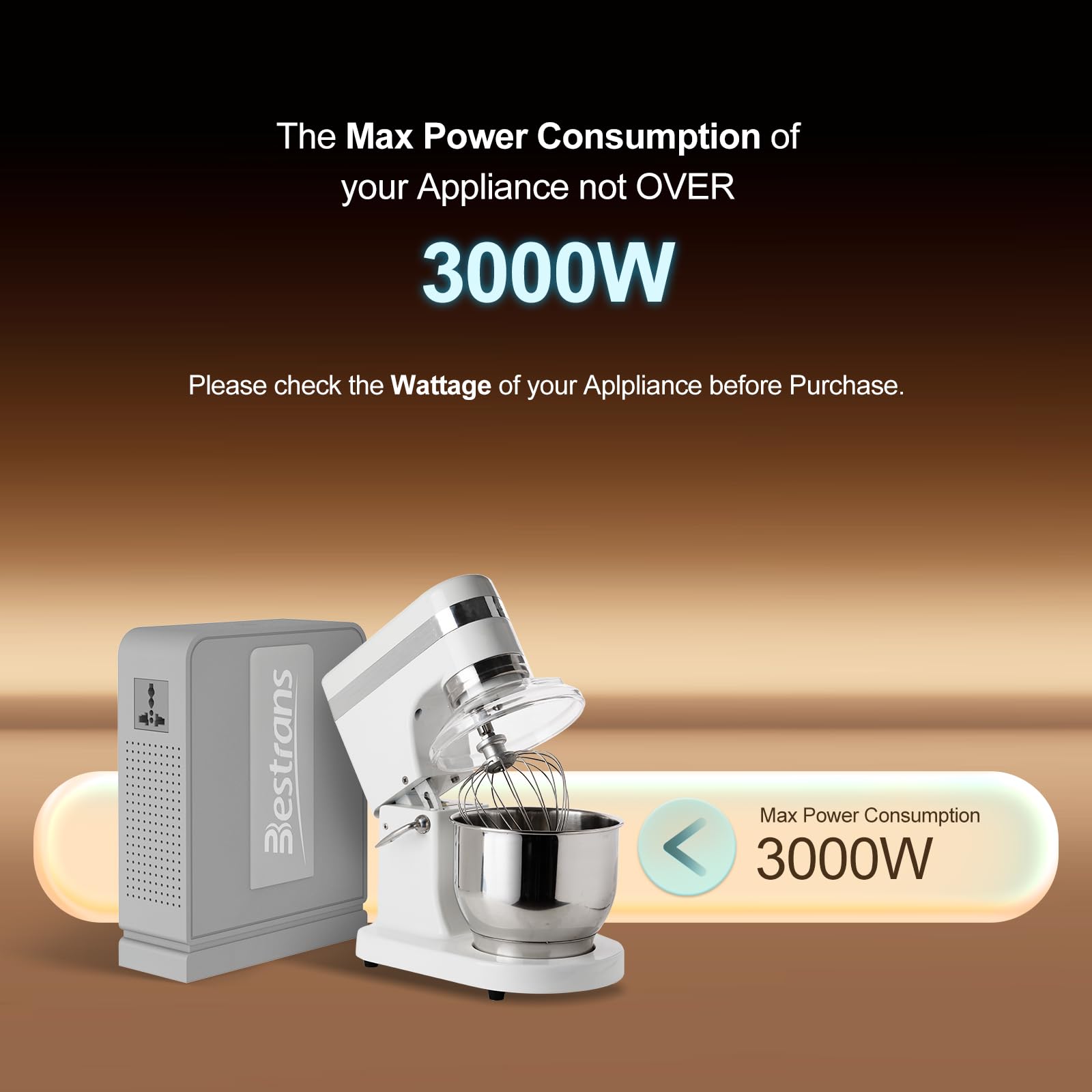 Transformador elevador de 3000 W de 110 V a 220 V, convertidor de voltaje resistente de 110 V-120 V a 220 V-240 V con salidas duales, protección contra sobrecarga y ultra silencioso para