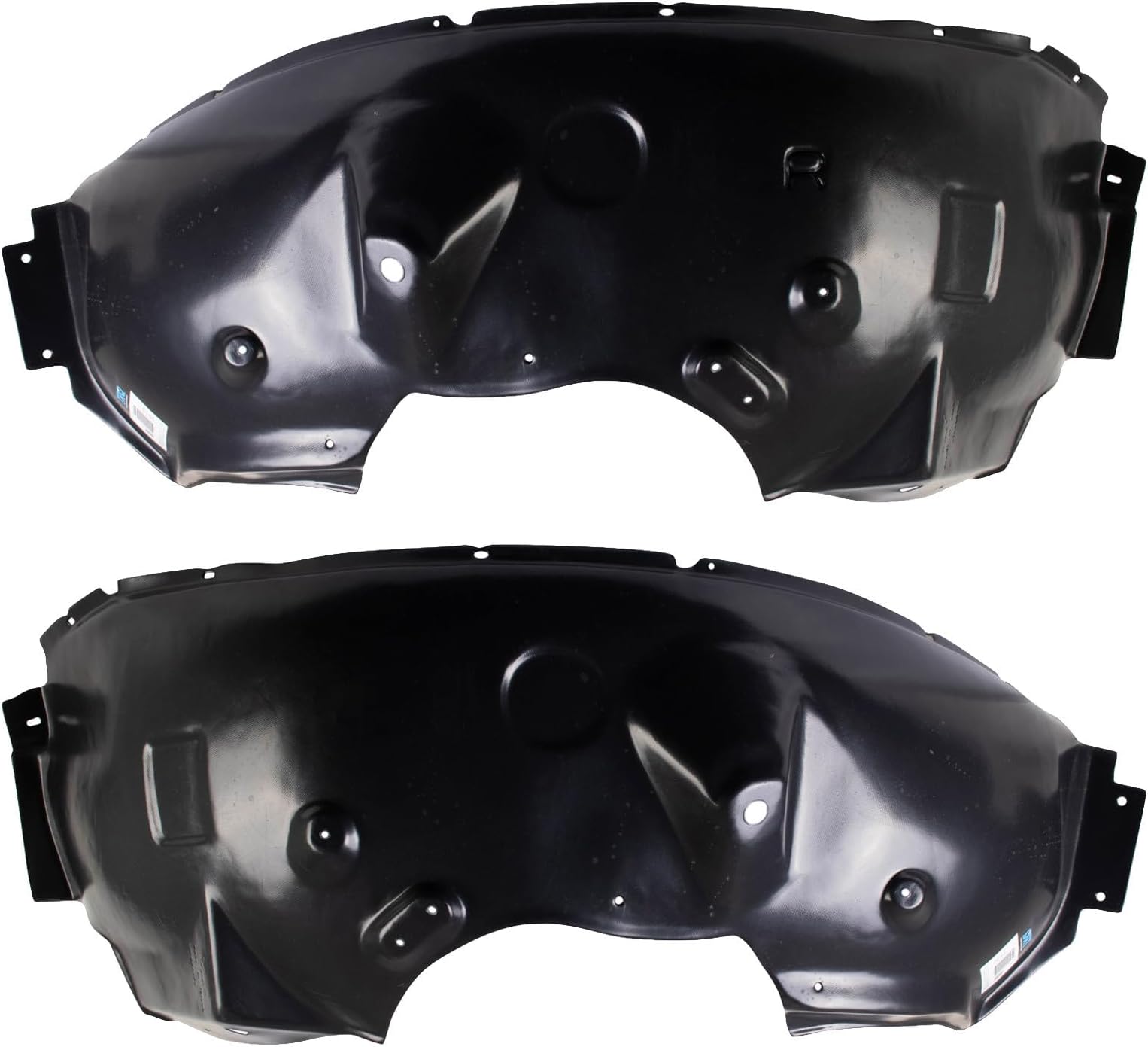 TRQ Inner Fender Liner Set Compatible with 2008-2010 Ford F-250 Super Duty F-350 Super Duty FO1248147 FO1249135