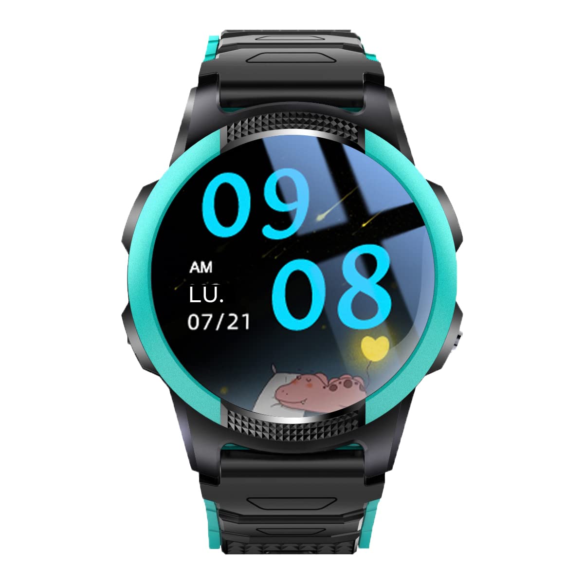 SaveFamily Slim 4G | Reloj Inteligente Niño con Localizador GPS, Llamada, Vídeo, Chat, Botón SOS, Cronómetro | SIM Incluida – Color Verde