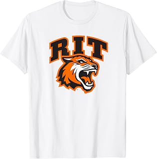 Rochester Institute of Technology RIT Tiger Stacked Logo T-Shirt