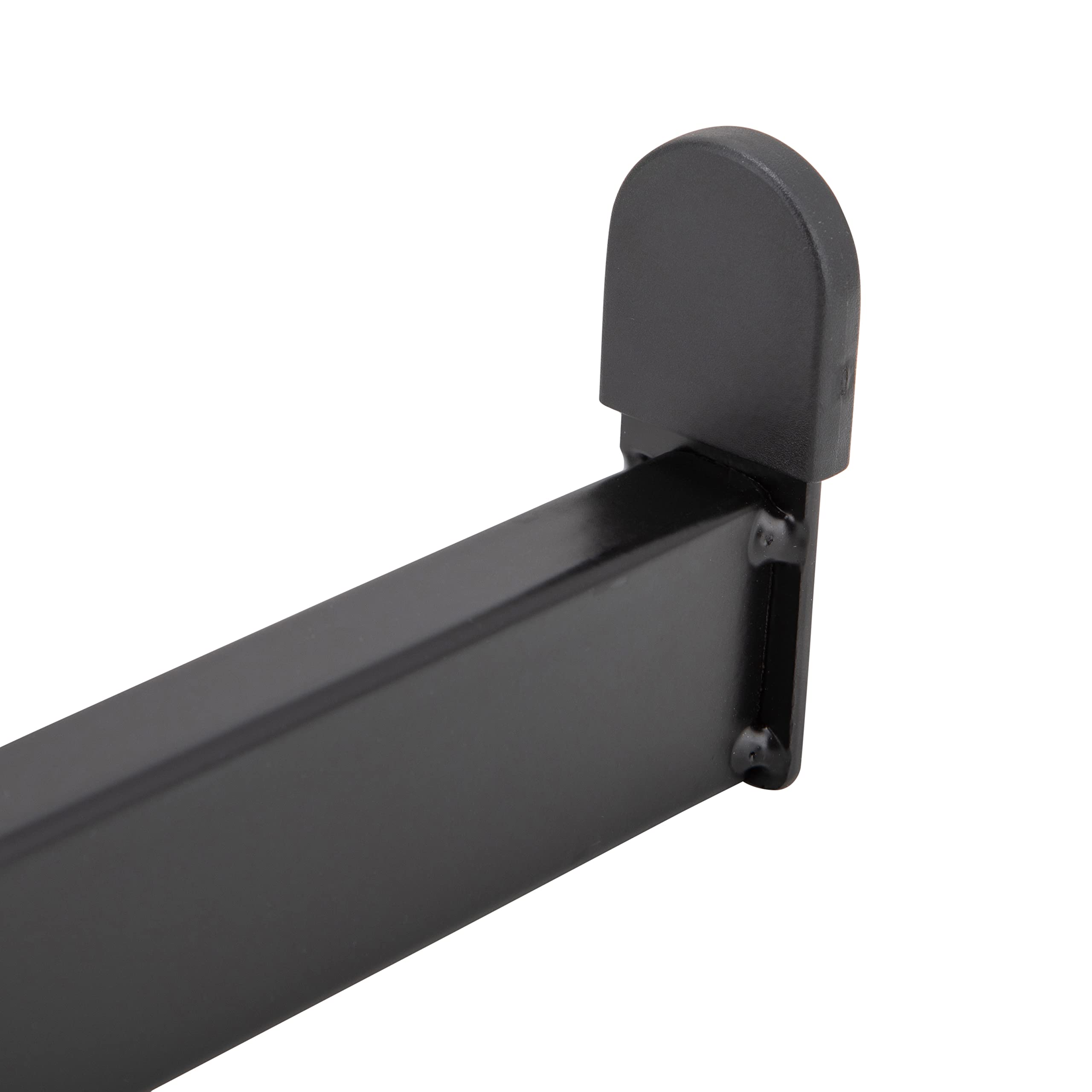 Saintfield Studios - Brazos para Teclado de Slatwall - Par - Metal Negro - Ajustables con Relleno de Espuma para Estudio u Hogar - Completo con Clips de Cable de Silicona