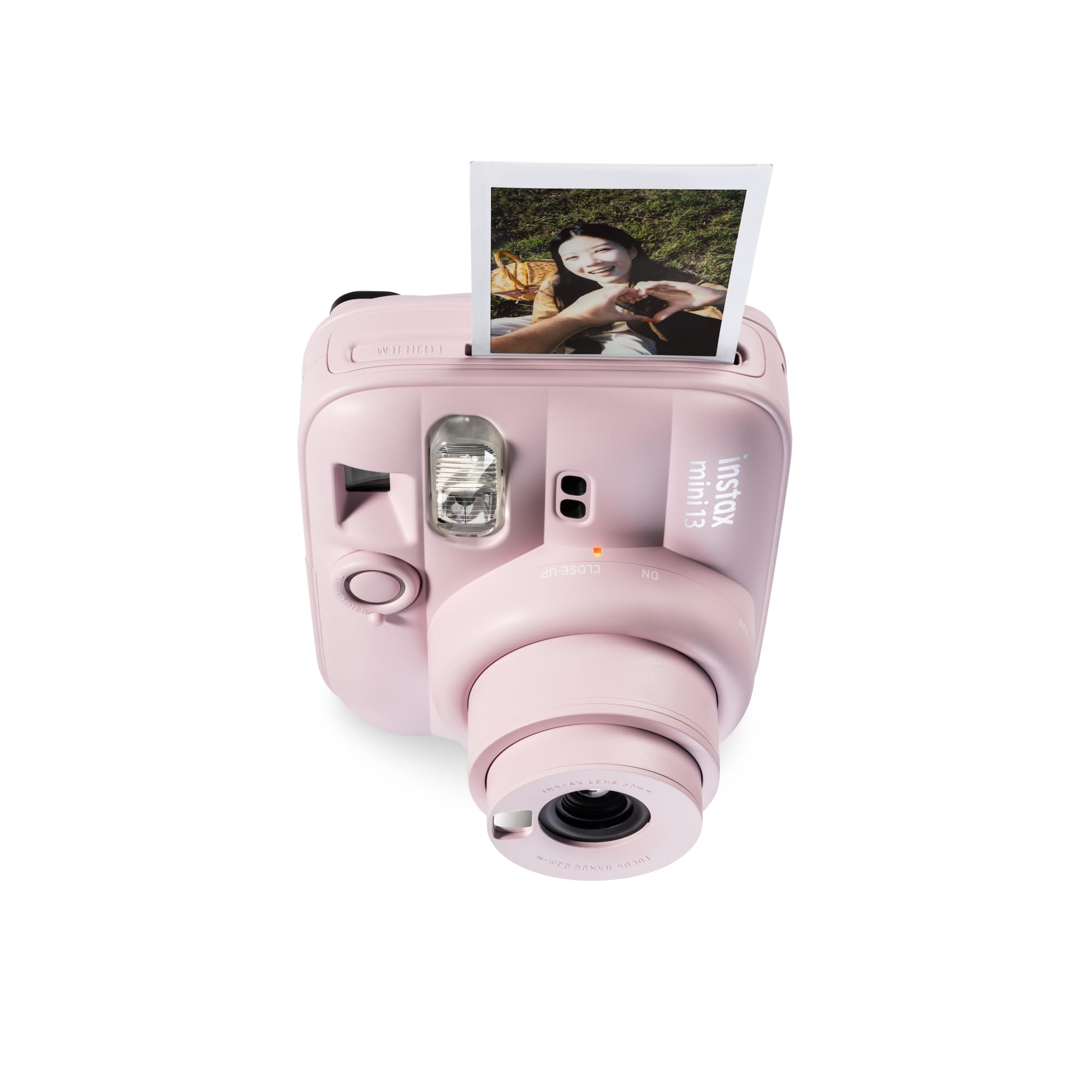 FUJIFILM instax mini 13 Sofortbildkamera Candy Pink Selfiespiegel Nahaufnahmemodus automatische Belichtung