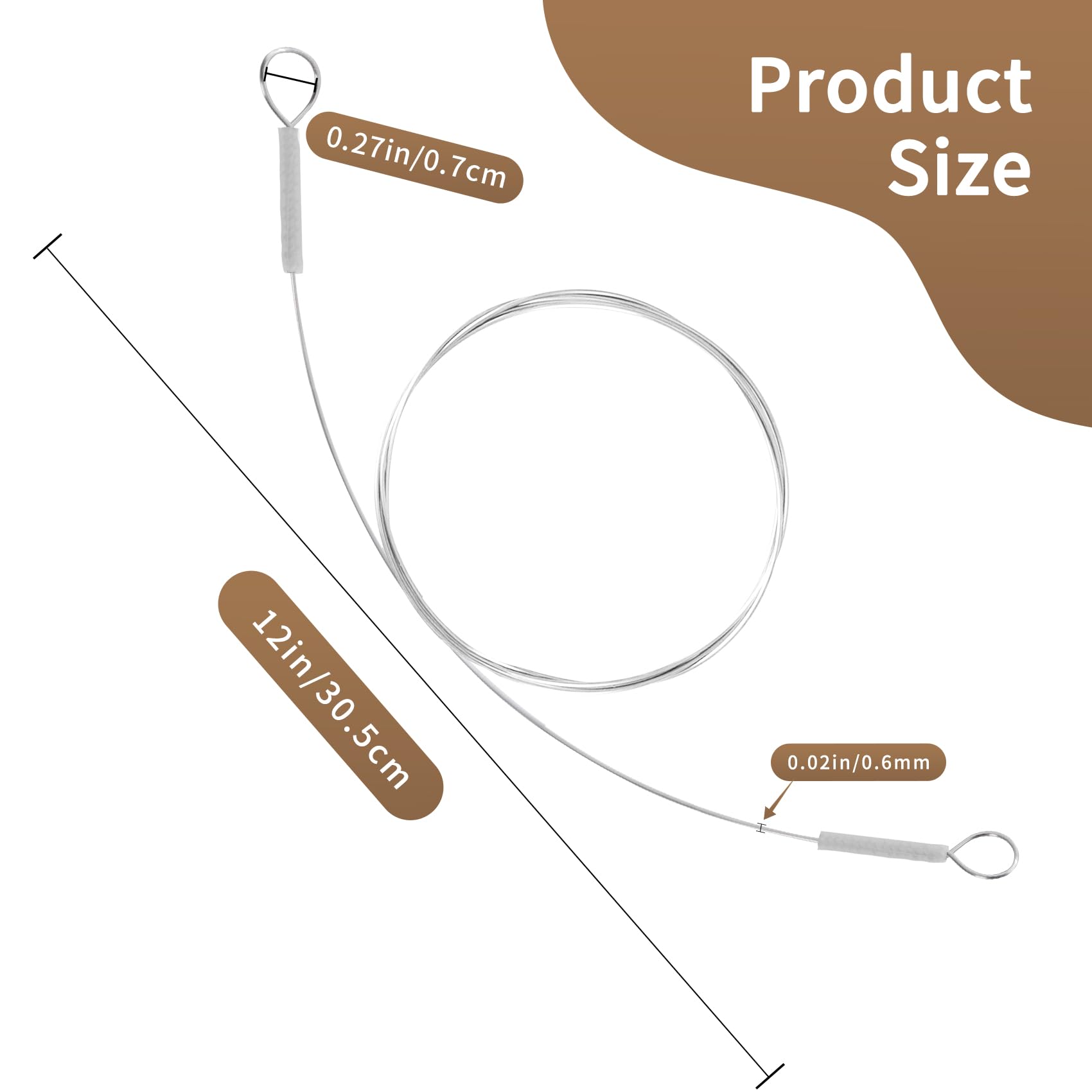 Xinglinsaiter Stainless Steel Cheese Slicer Wires 12