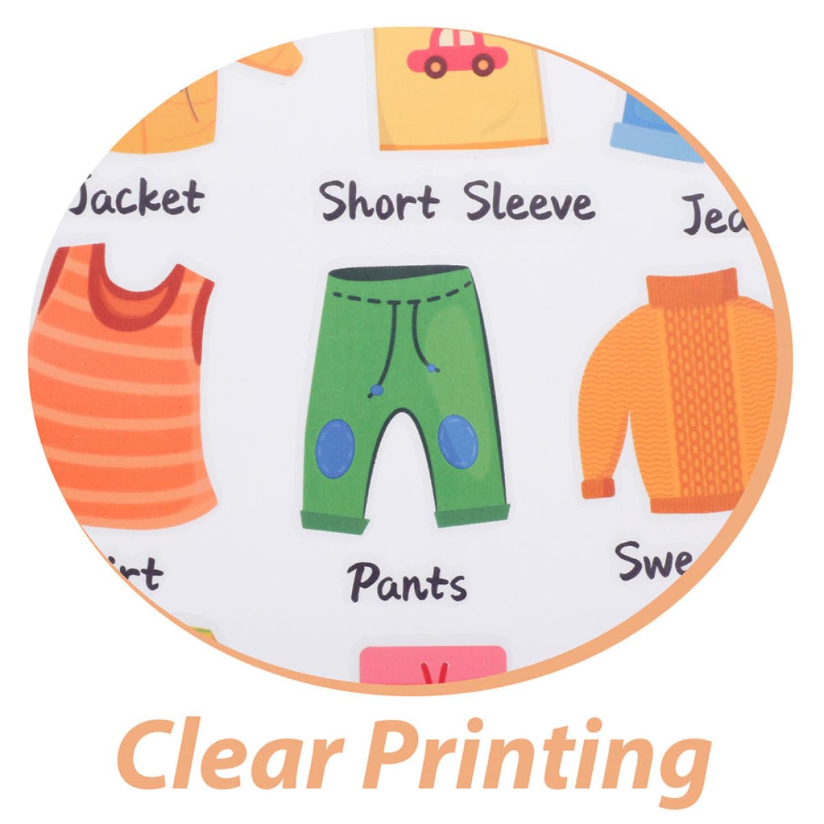 BESPORTBLE 8 Set Adesivi Decorativi per Set Etichette per Classificazione Abbigliamento Stickers Versatili per e Decorare La Dei