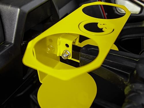 Miniatura 6 de SuperATV Soporte para tazas Lime Squeeze Bar para Polaris RZR 570800 900 XP TurboXP 1000 (ver ajuste) Se adapta a contenedores de 3.25 pulgadas