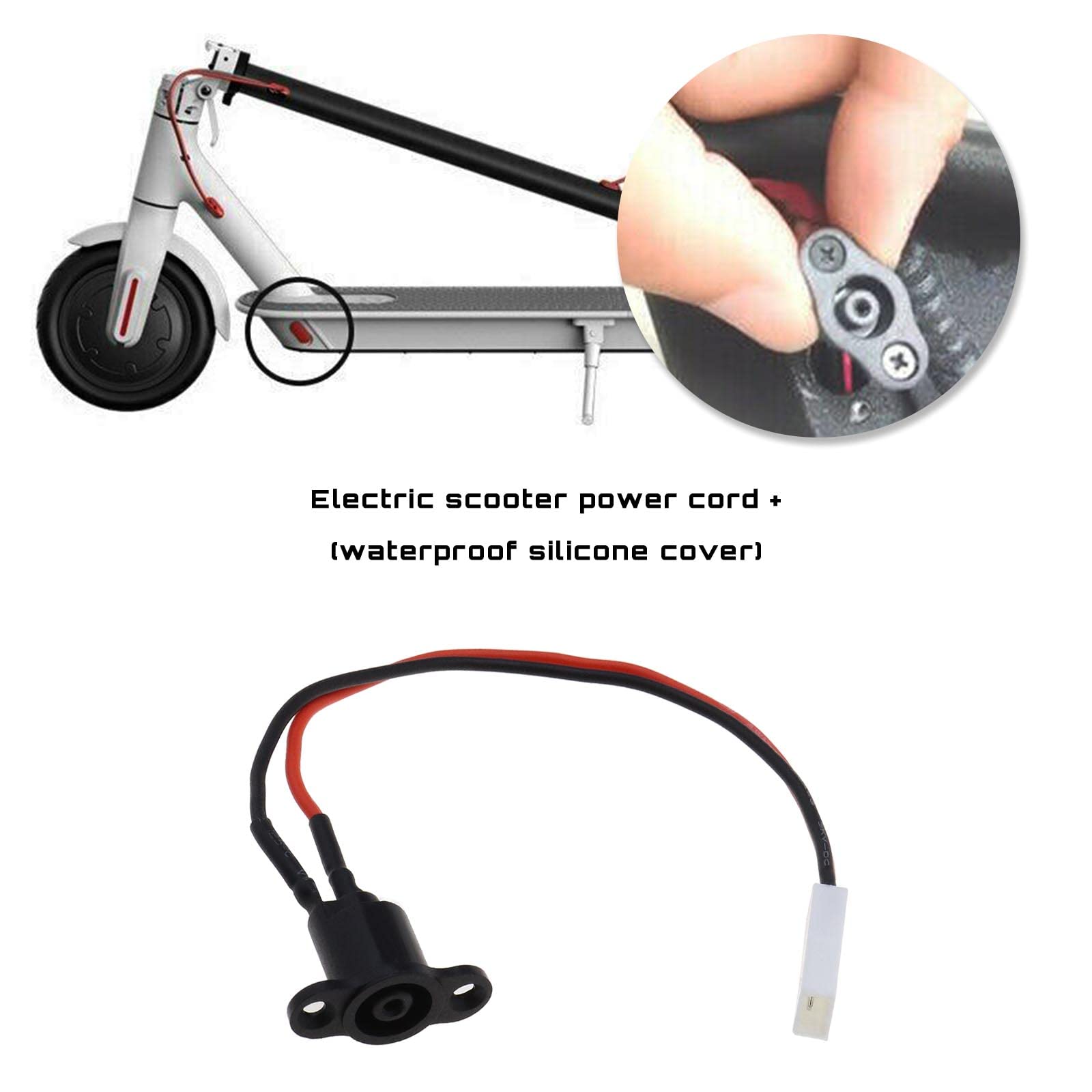 Housse De Protection Caoutchouc Pour Port De Charge Scooter électrique