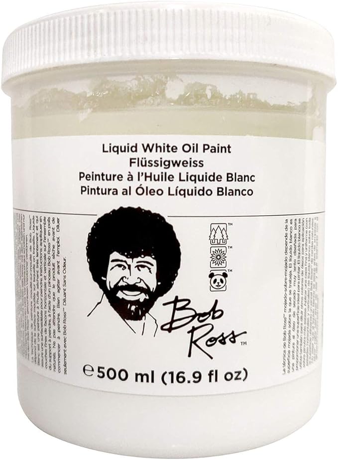 Bob Ross Liquid White Oil Paint 473ml Amazon.co.uk Home & Kitchen
