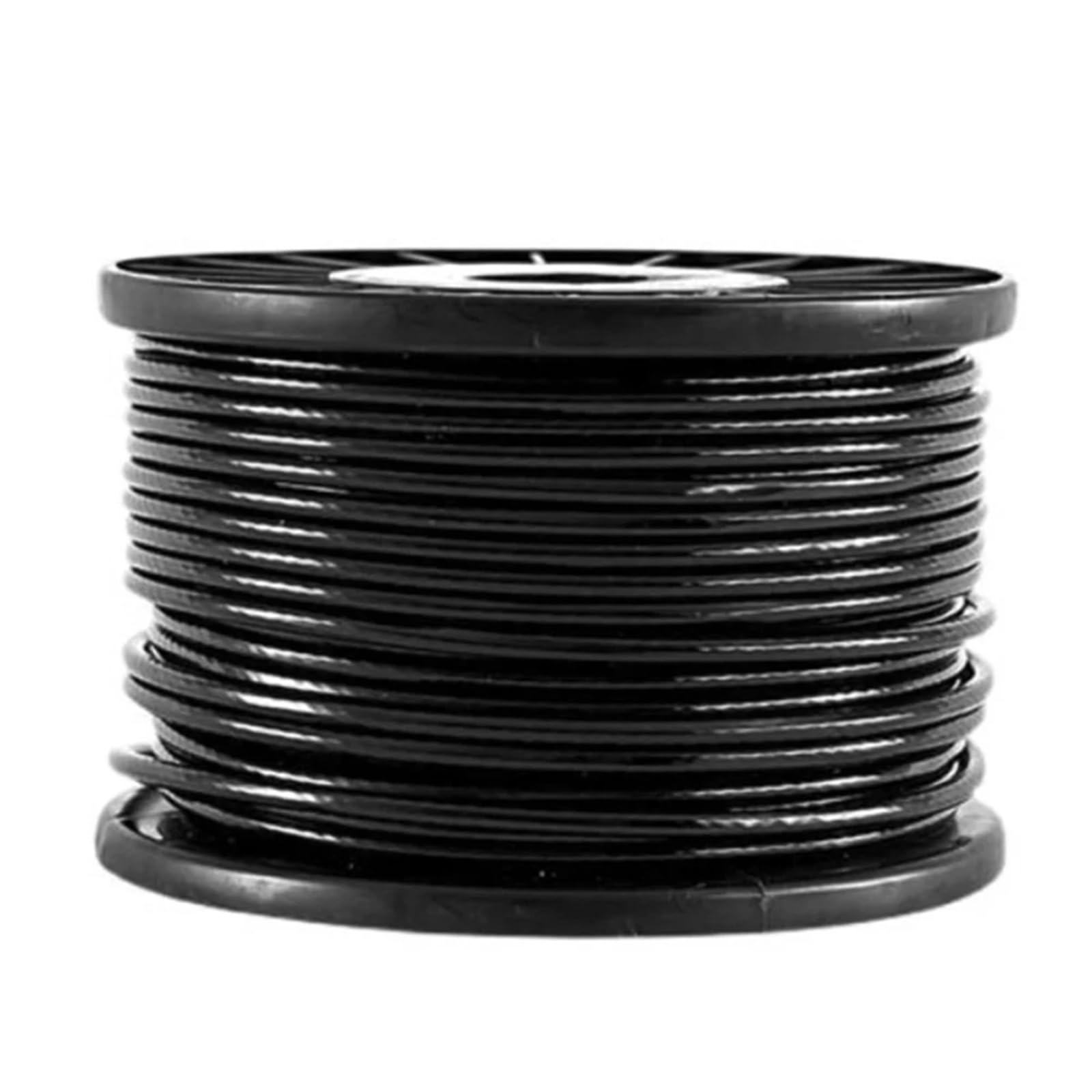 Alambre De Acero Plastificado Cable de acero inoxidable 304 recubierto PVC negro, cable flexible blando