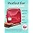 Embla Clear Cosmetic Bag Makeup Case, Clear Zipper Make Up Pouch and Toiletry Travel Tote, Cute Skincare Pouches for Women Girls, Preppy Purse Cosmetic Organizer, Mini Makeup Bags, Ruby Red