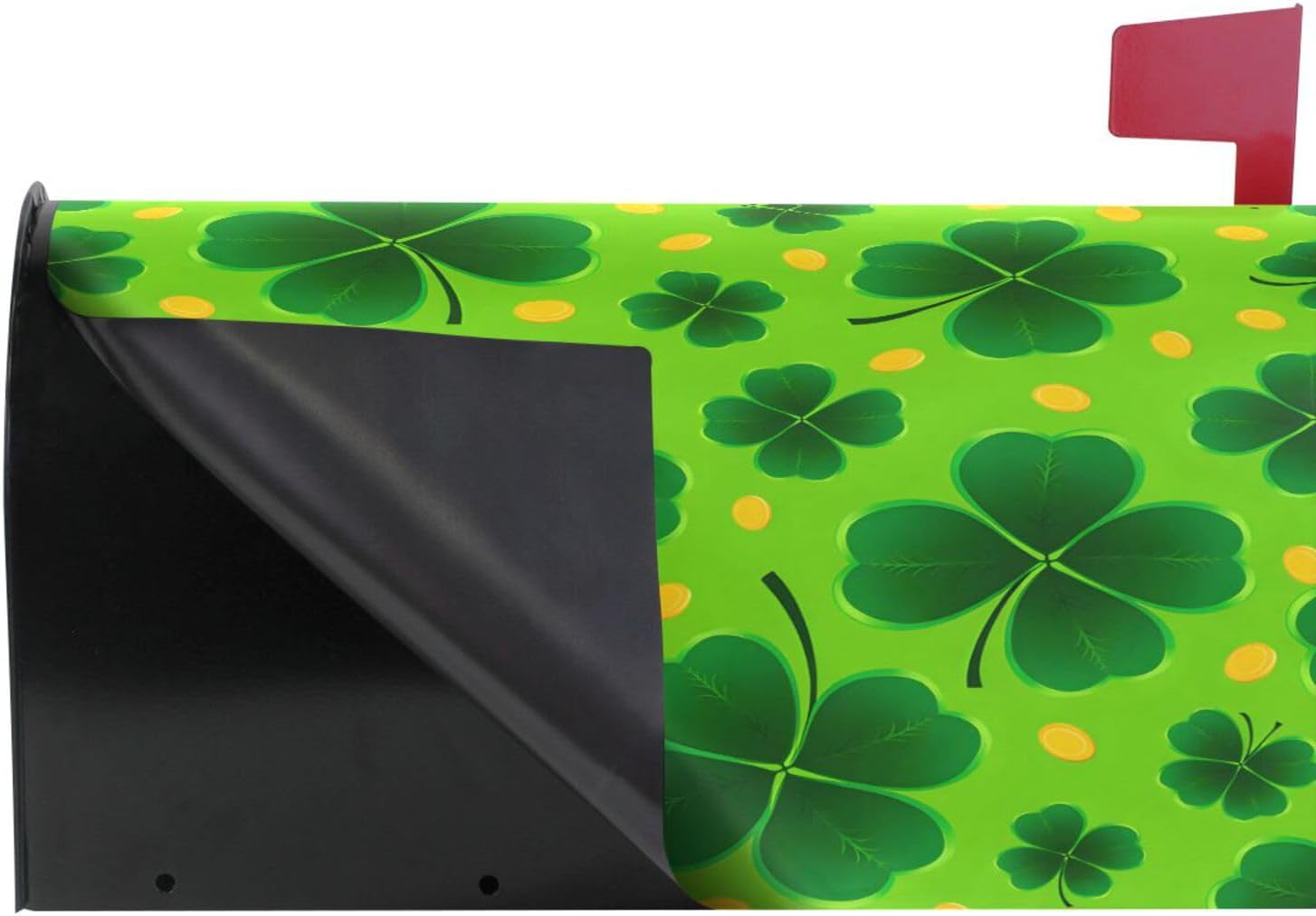 WOOR St Patricks Day Magnetic Magnetic Mailbox Cover Standard Size for Garden Yard Outdoor Decorations-18 x 20.8"