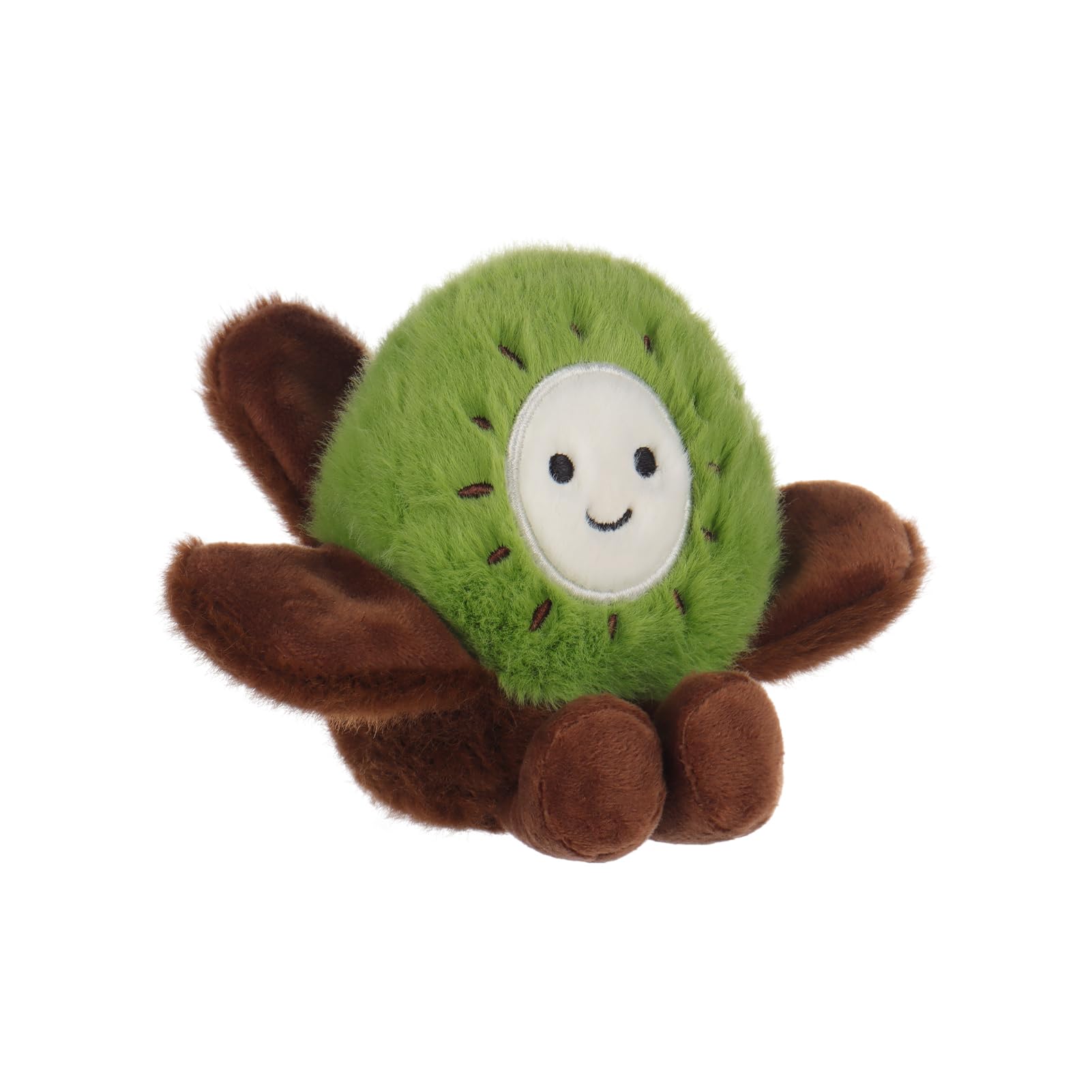 Apricot Lamb Delicious Kiwi Fruit Stuffed Animals Soft Plushies for Baby Girl and Boy Plush Toys for Kids Fluffy Green Delicious Kiwi Fruit 4 Inches