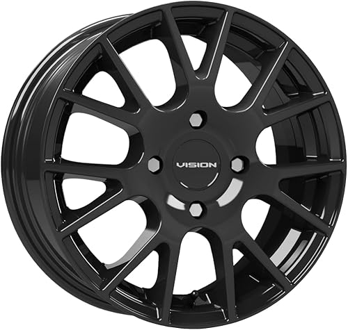 Vision 18 Hellion 18A4549GB38 - Llanta negra brillante de 14 x 5.5, 4x100 + 1.496 in, 14 pulgadas