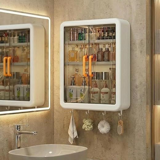 Pingaksawilla Toys Wall Mounted Storage Cabinet for Kitchen & Bathroom/Multipurpose Kitchen Cabinets Storage Racks/Space S...