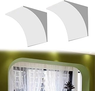 Rounded Doorway Arch Kit Drywall, Customizable Circle Arch Kits Batten Wall Panel Decor, Any Opening/Corners Arch Wainscoting Panel Board(18x18x18cm/7.1x7.1x7.1in)