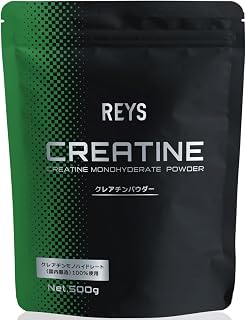 REYS レイズ クレアチン パウダー 500g 山澤礼明 監修【使用目安 約100回分】クレアチンモノハイドレート（国内製造）100%使用 ノンフレーバー