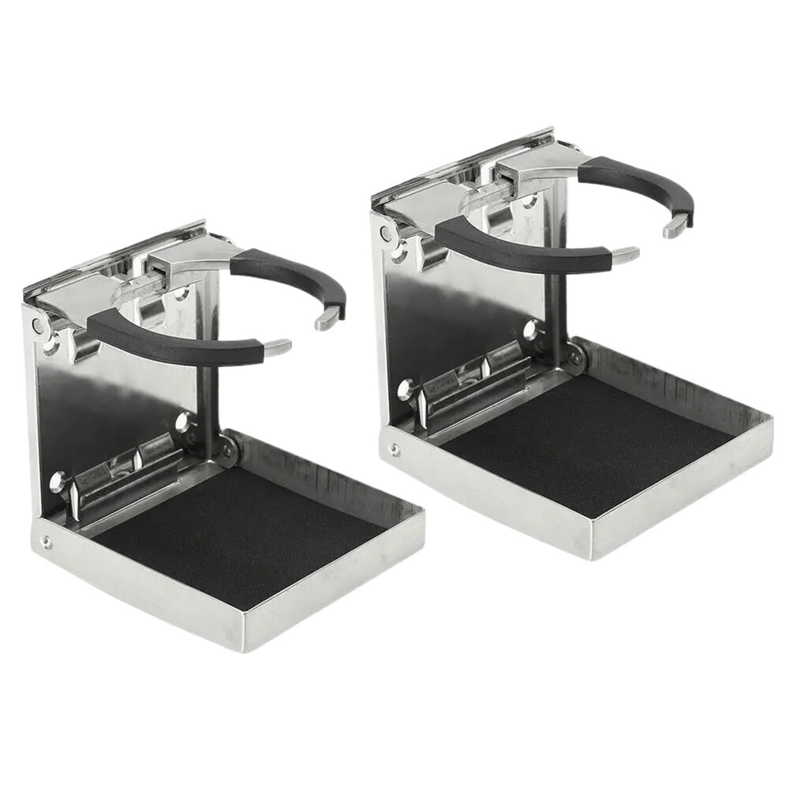Accoudoir de siège de Voiture Lot de 2 Porte-gobelets Pliables en Acier Inoxydable pour Bateau, Voiture, Bateau