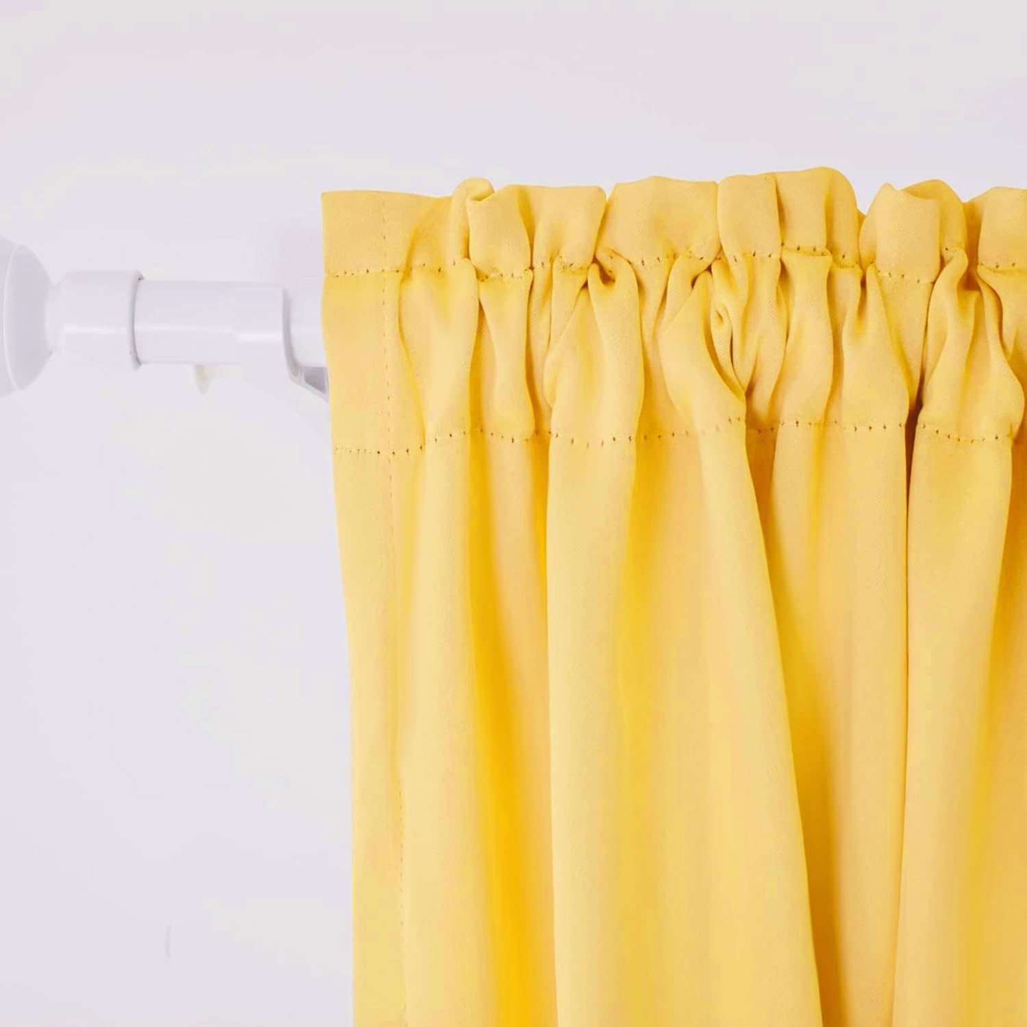 Yellow Blackout Curtains Room Darkening Window Curtains Thermal Insulated 120 inches Length Extra Long Home Decor Living Room Bedroom 52W by 120L Set 2 Panels Rod Pocket