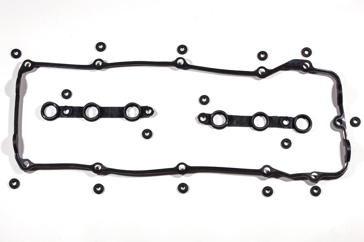 11129070990 for BMW 325Ci 325i 2.5 Valve Cover Gasket BMW 323Ci 323i 325xi 328Ci 328i 330Ci 330i 330xi 525i 528i 530i X5 Z3 E36 E39 E46 E53 M54 Engine Cover Gasket 2.8 3.0L 1998 1999 2000 2001 2002.