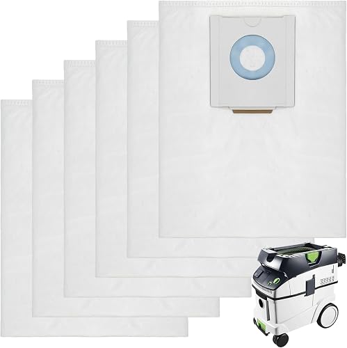 6 sacchetti per aspirapolvere per Festool CT 36/CTM 36…