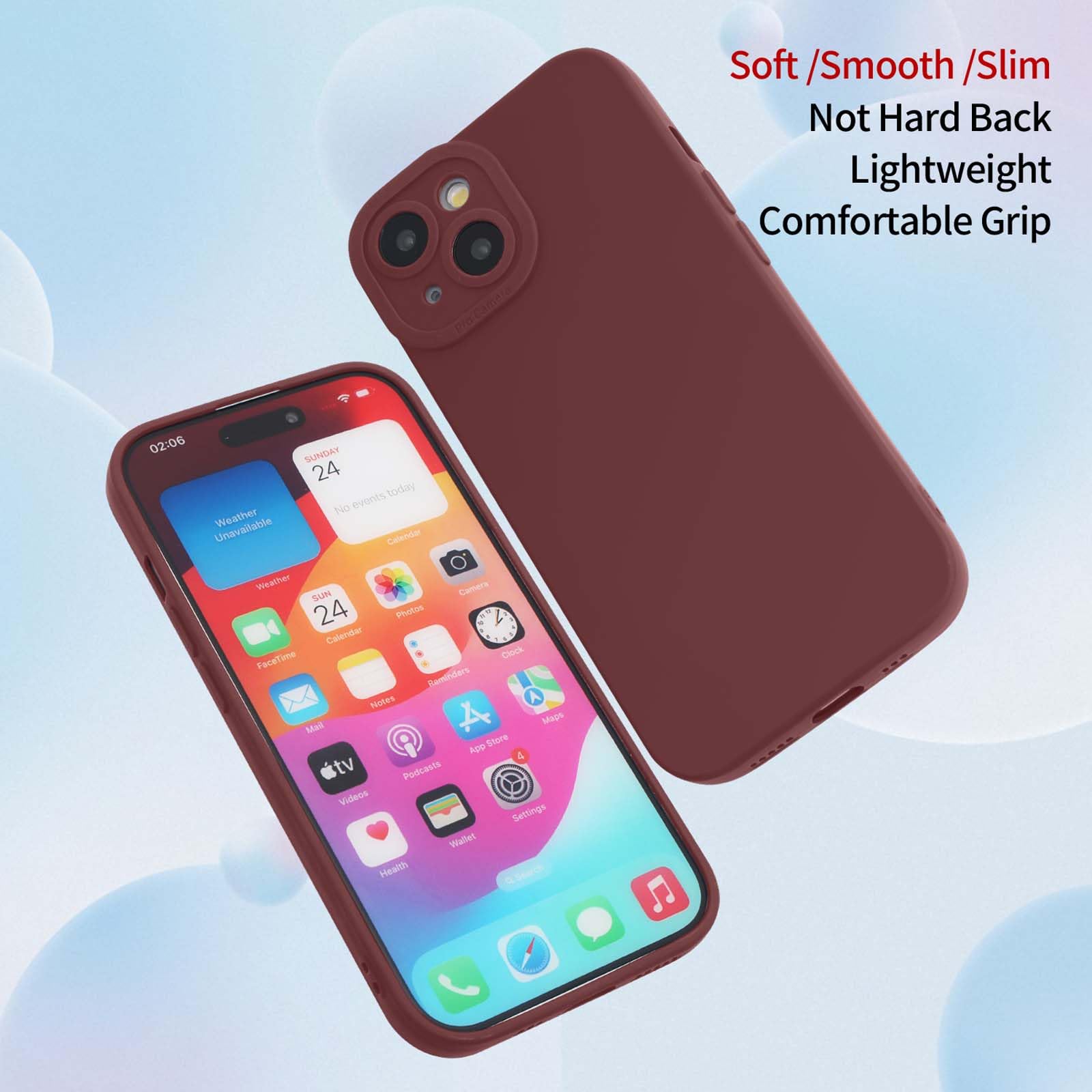 Custodia In Silicone YATWIN Per Redmi Note 13 Pro 5G, Bordi Rialzati 1mm, Ultra Sottile E Antigraffio, Nero - 2