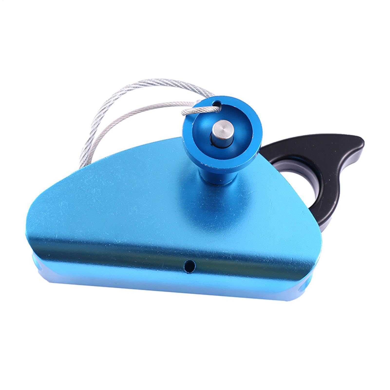 Dispositivo de Agarre de Cuerda Ultraligero 11-13mm para Rappel, Seguridad Autoblocante