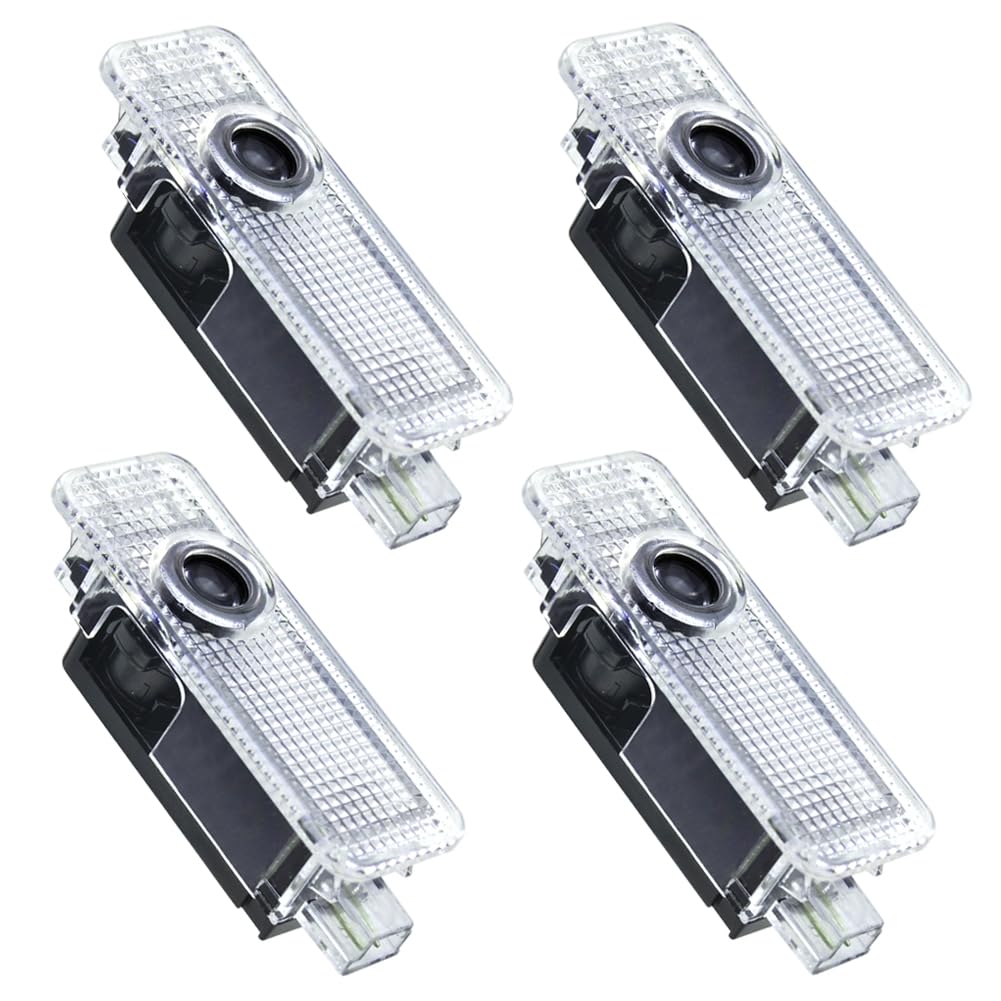 4 pezzi Luci Proiettore Porta, Luce LED di Benvenuto Proiettore logo Compatibile Con 1 2 3 4 5 6 7 Serie X1 X2 X3 X4 X6 M GT Logo illuminazione sottoscocca auto
