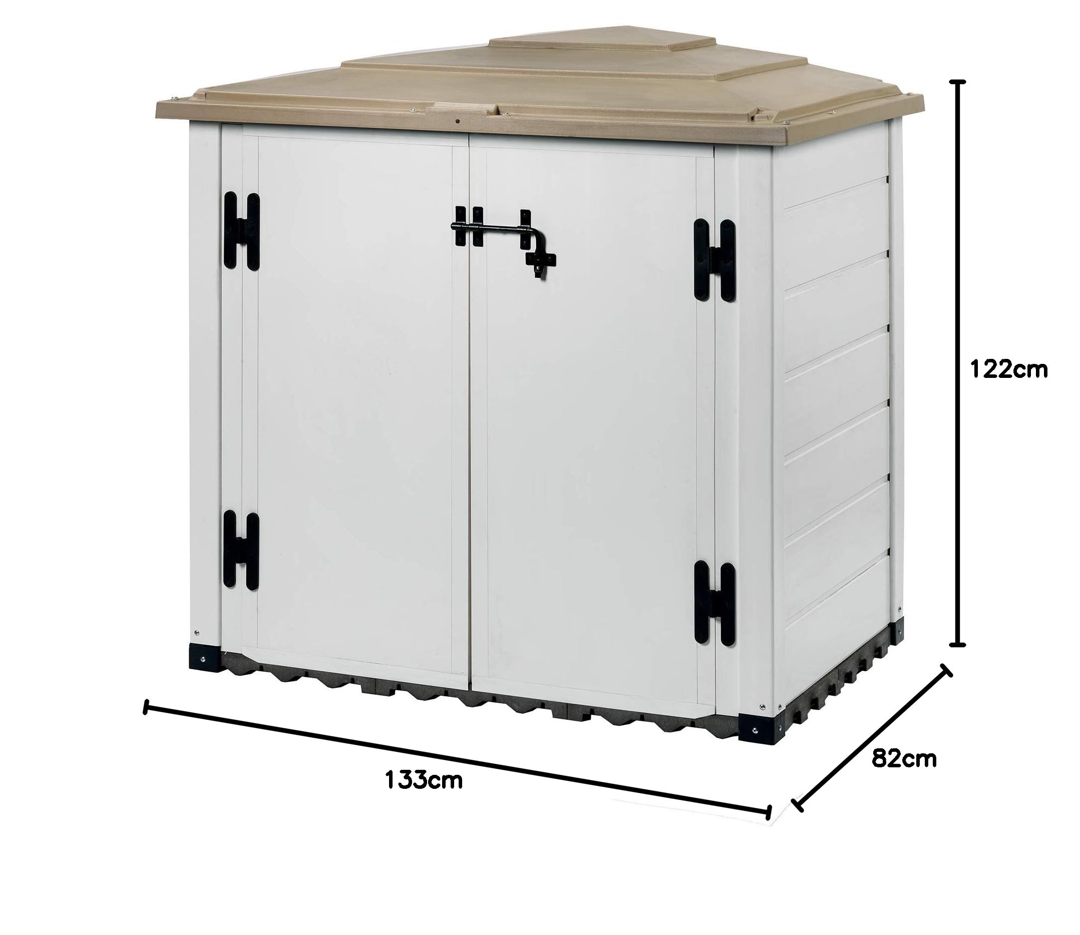 Tuscany Evo v50.08.004 Abri de Jardin, Beige, 131 x 88 x 133 cm