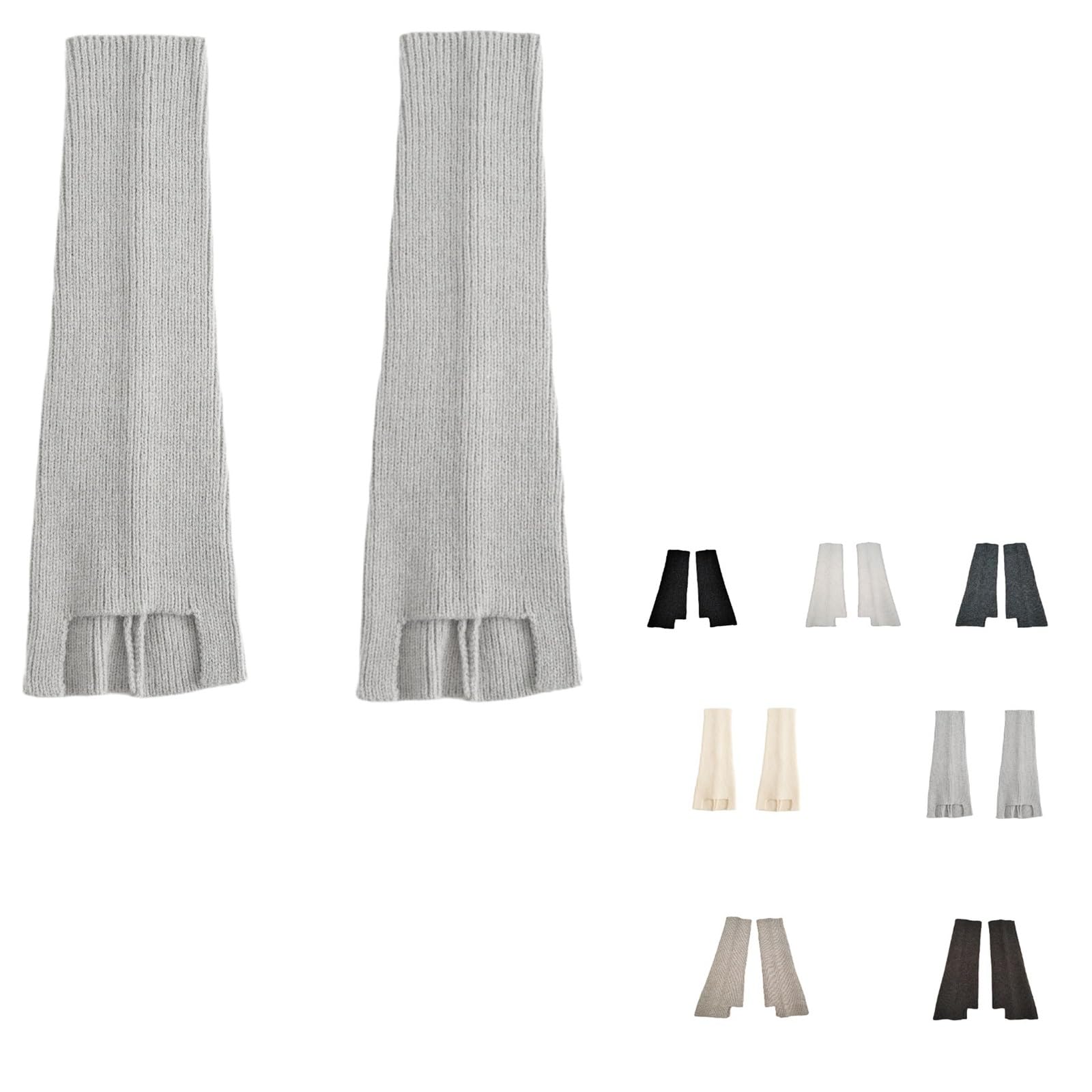 Bas lolita au genou gris clair pour tenues de cosplay et tenues alternatives douillettes