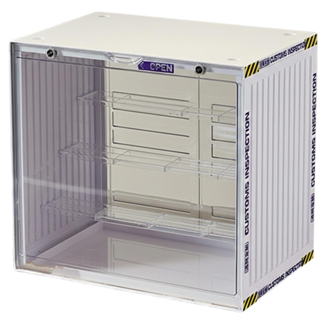 IJSDNVJNDX Clear Acrylic Dustproof Cabinet for Anime Figures Blind Box Storage and Display Stand for Transparent DustproofAcrylic