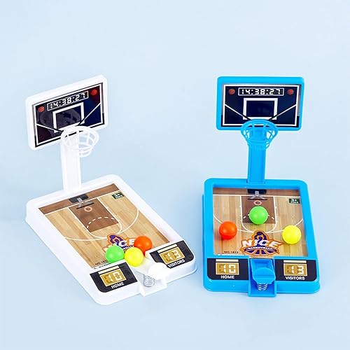 Miniatura 7 de Random Color Tabletop Basketball Game Toys，Office Desktop Basketball Party Favors，Novelty Basketball Shooting Game Carnival Classroom Prizes Goodie