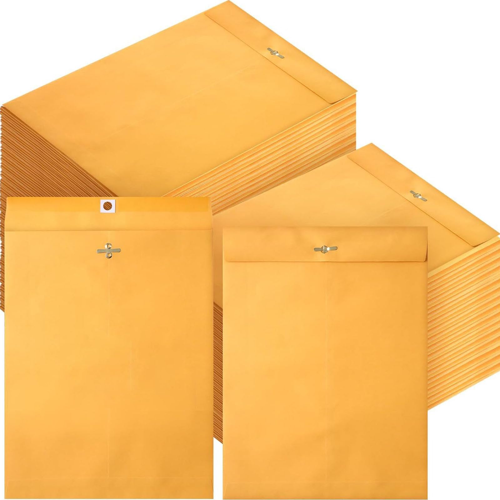 Lot de 30 enveloppes pour documents avec fermeture en métal, enveloppes, organiseurs de fichiers, pochettes pour documents financiers, reçus, rangement photo, enveloppes de bureau professionnelles