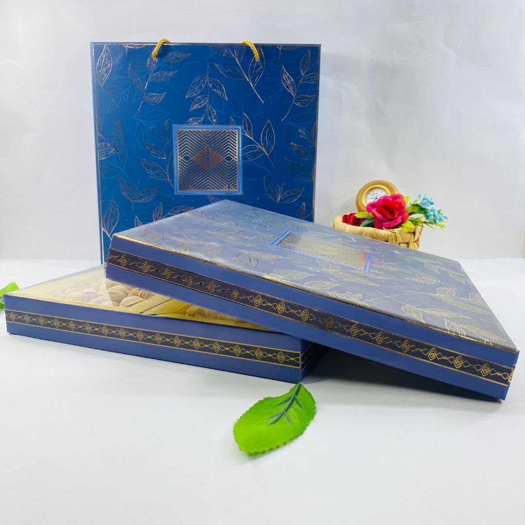 Sab Se Special Diwali Dry Fruits Gift Box 300g - Premium Corporate Gifting Hamper for Employees & Clients | Healthy Festive Pack with Almonds, Cashews, Pistachios & Raisins in 4 Compartments | Elegant Deepawali Gift for Office, Weddings & Family Celebrations 1