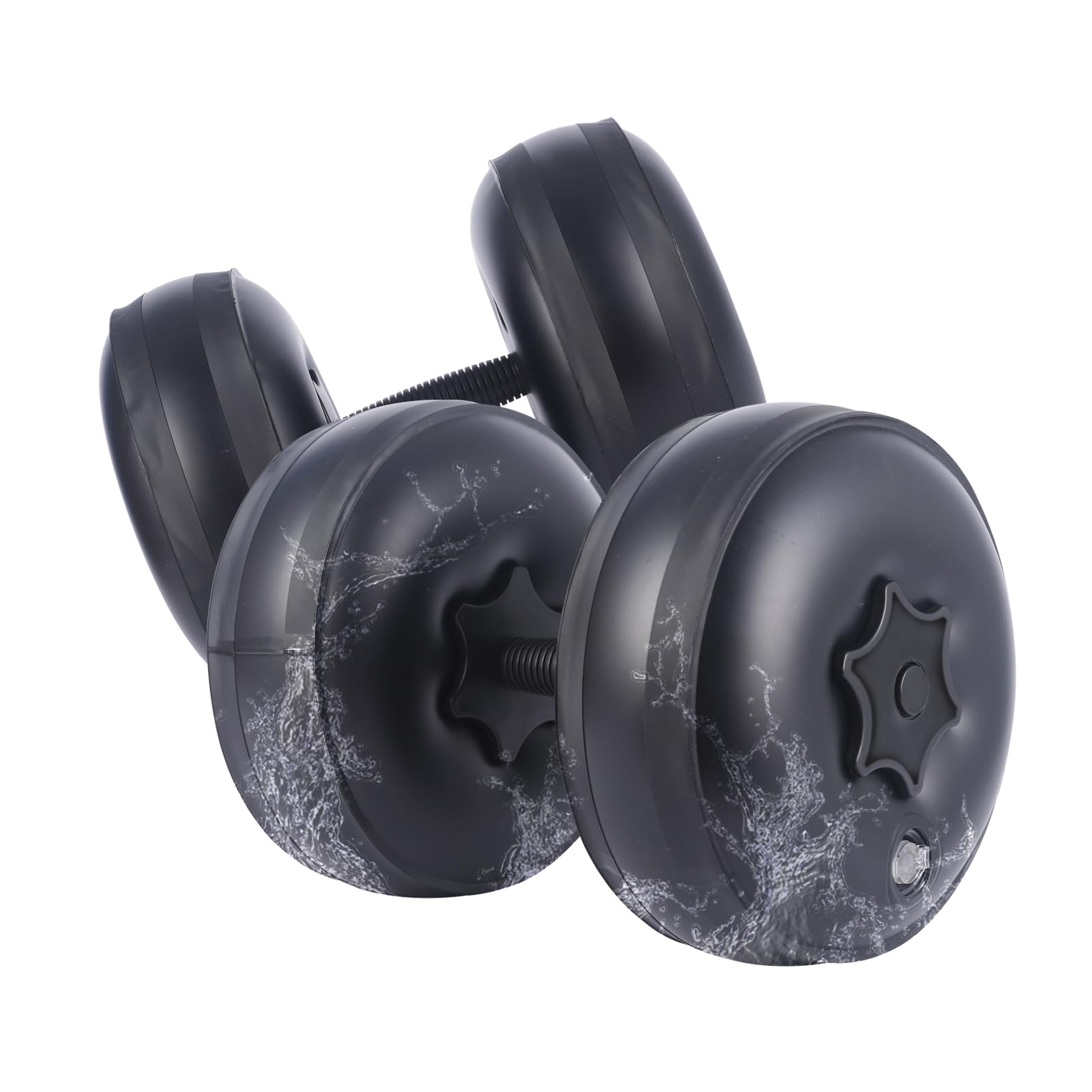 Haltères jusqu'à 6 à 25 kg, 2 en 1 Réglables Haltères eau, Haltères de Voyage, Remplissables, Portable Haltère débutant, pour la maison, la salle de sport, le voyage
