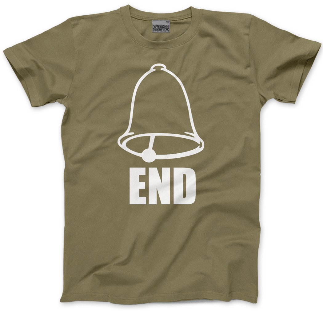 Hotscamp Men's Khaki Bell End Knob Head Unisex T-Shirt - Large