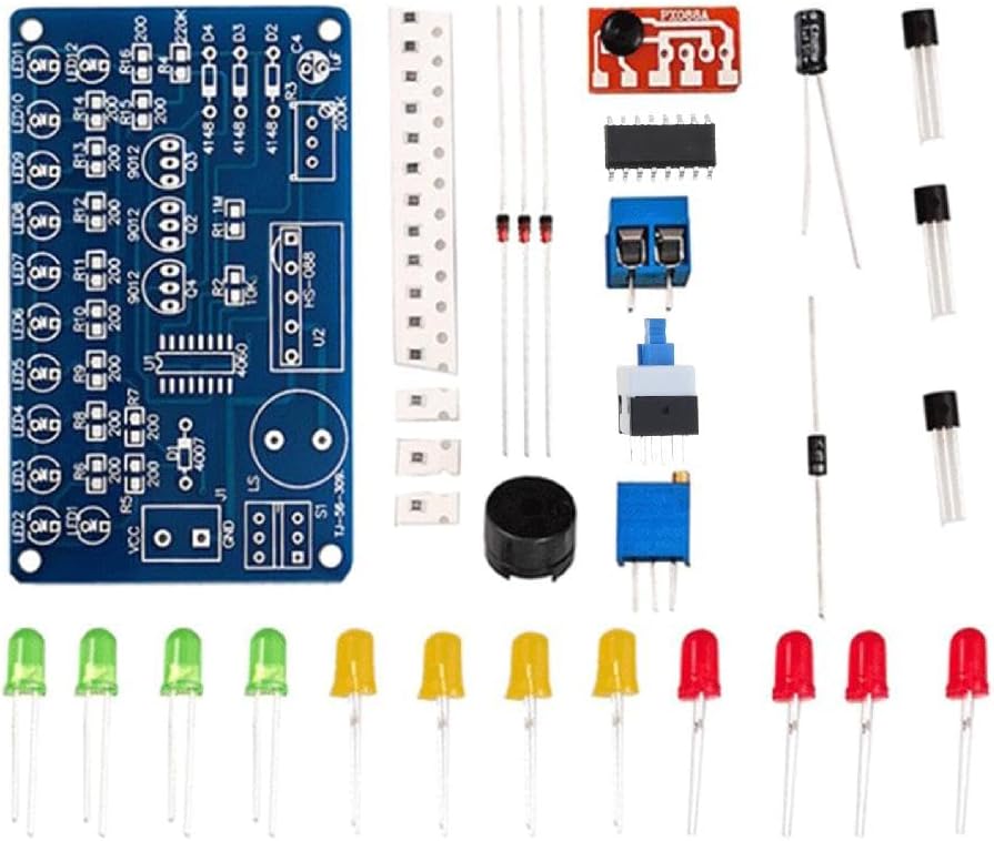Electronic DIY Kit Light Kits Flashing Soldering Practice Board PCB ...