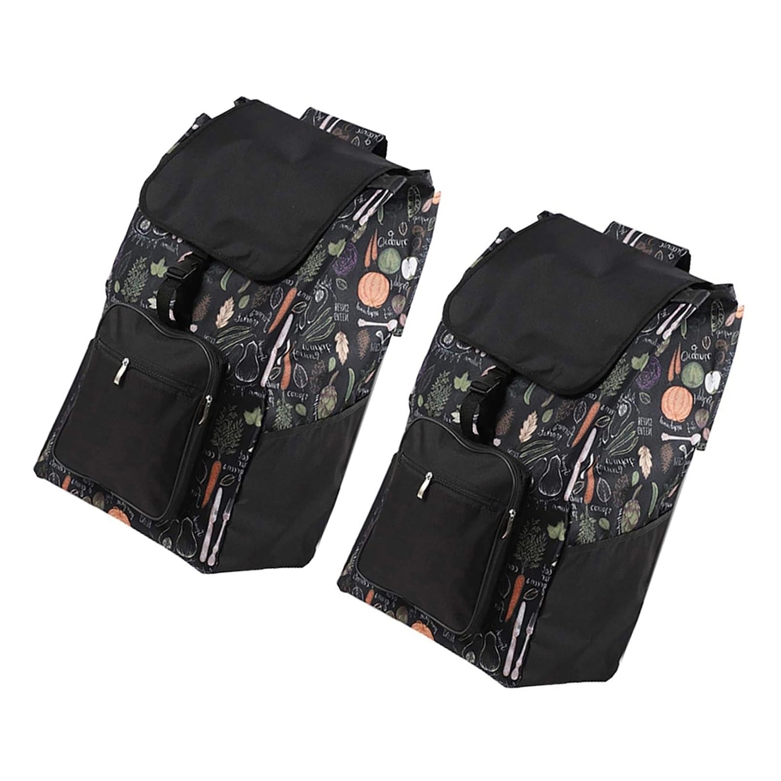 Shopping cart bags, Tote 2PCS 23x36x58cm Ideal for Carts & Groceries Heavy-Duty Versatile Easy Carry