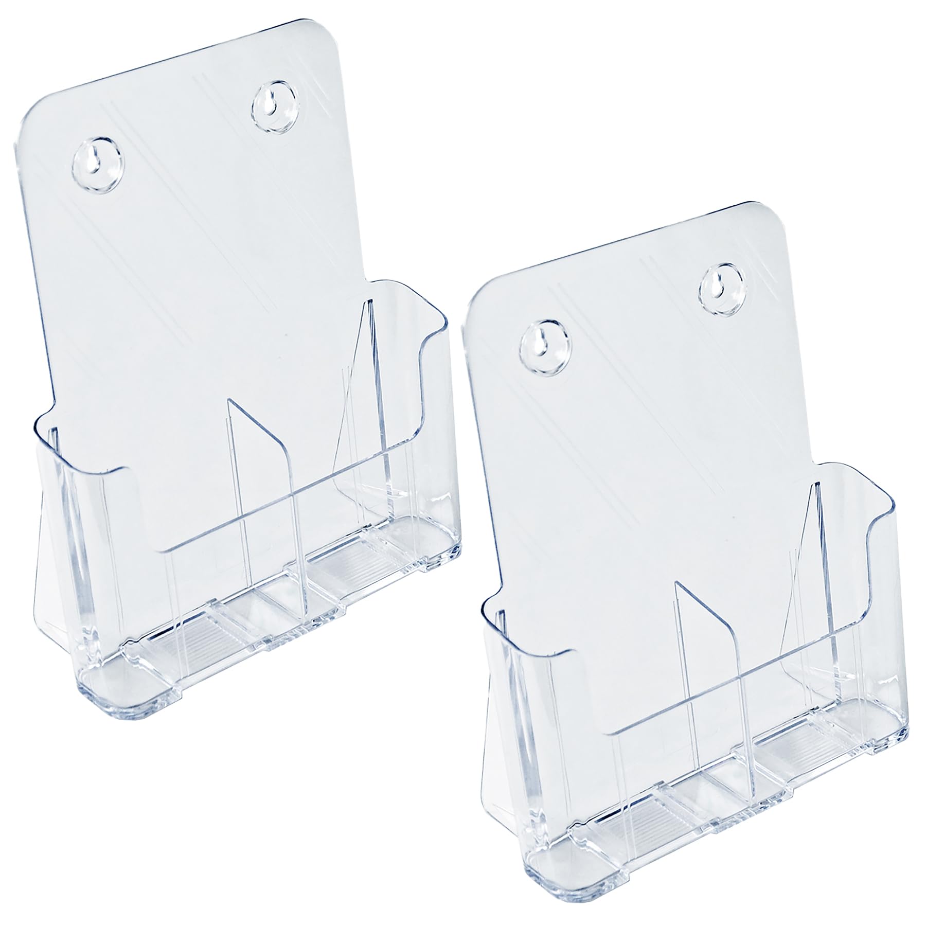 Azar Displays 252386Soporte de folleto Lateral con 2 Bolsillos Plegables