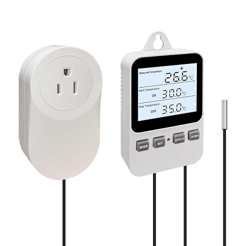 HIADA Heating and Cooling Digital Thermostat Outlet