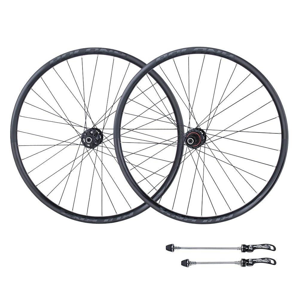 HOMSXPAC Mountain Bike Wheelset 26 27.5 29 Inch Quick Release Front Rear Bicycle Wheels Disc Brake Set Sealed Bearing Hubs (Blauw, 27.5inch)