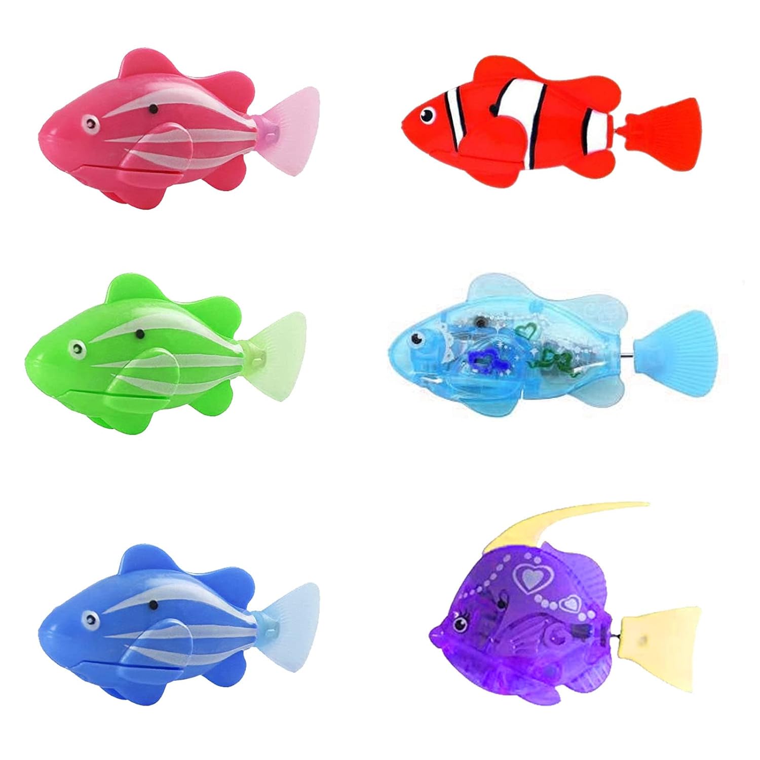 Emily Pets Artificial Moving Fishes Plastic Floating Fishes Lifelike