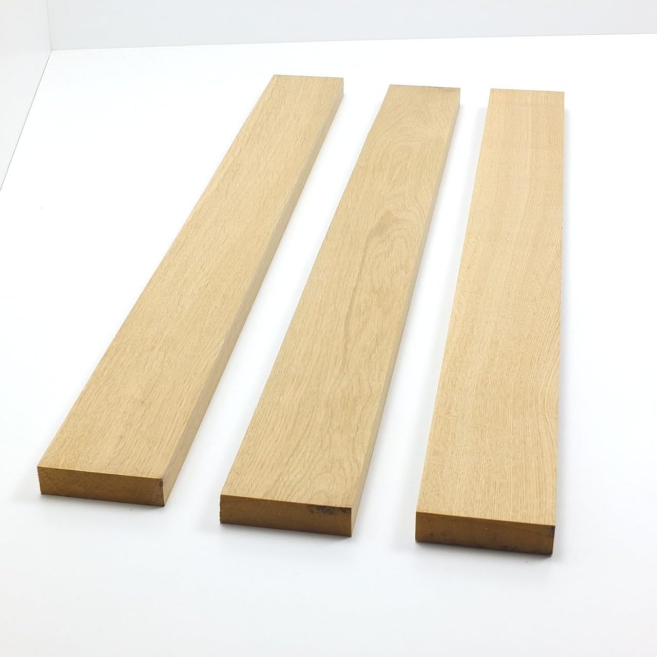 Eichenkantel 1 Stück, 90 x 22 mm, Kammergetrocknet, Abgerichtet, Gehobelt, 12 Längen zur Auswahl, Gute Qualität, Für Möbelbau / Innenausbau